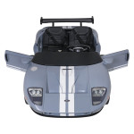 Elektrické autíčko Ford GT - dvojmiestne, sivé